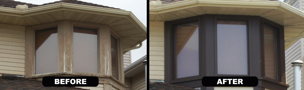 Calgary Exterior Windows Bay BowCapping and Cladding Calgary Exterior Windows Bay Bow Capping and Cladding